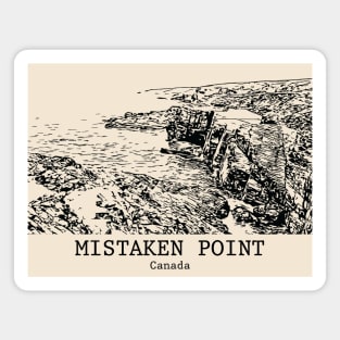 Mistaken Point - Canada Magnet